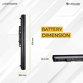 Lapcare Laptop Battery for HP OA04