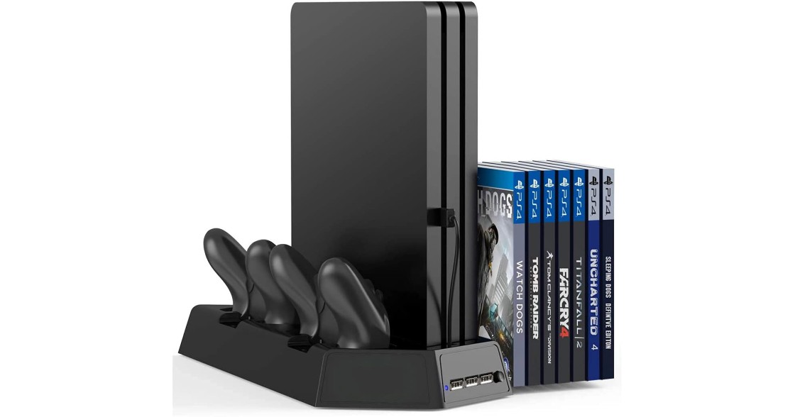 New World Universal Vertical Stand for PS4 Slim Pro Regular Playstation ...
