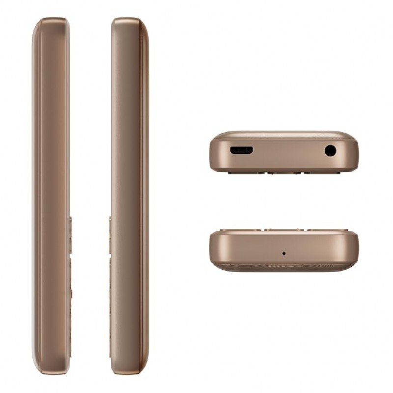 Nokia 130 Music | Built-in Powerful Loud Speaker with Music Player and Wireless FM Radio | Dedicated Music Buttons | Big 2.4 Display | 1 Month Standby Battery Life | Gold Nokia 130 Music | Built-in Powerful Loud Speaker with Music Player and Wireless FM Radio | Dedicated Music Buttons | Big 2.4 Display | 1 Month Standby Battery Life | Gold