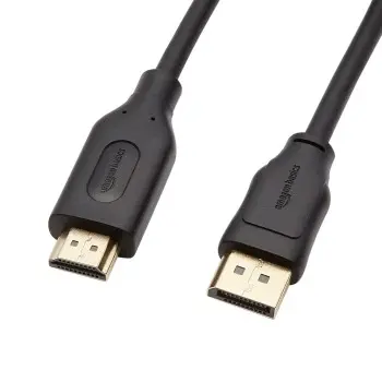 Amazon Basics 6-Ft DisplayPort to HDMI Cable (Black)