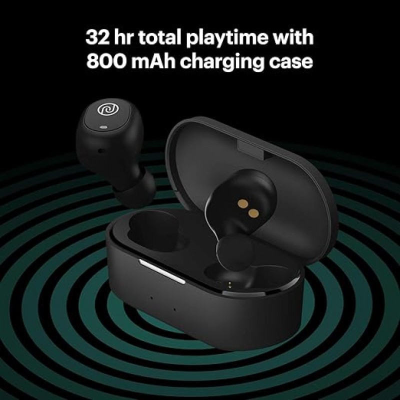 Noise Shots Nuvo True Wireless Earbuds (Bluetooth v5.0) with HD Sound and Fast Charging (Stealth Black) Noise Shots Nuvo True Wireless Earbuds (Bluetooth v5.0) with HD Sound and Fast Charging (Stealth Black)