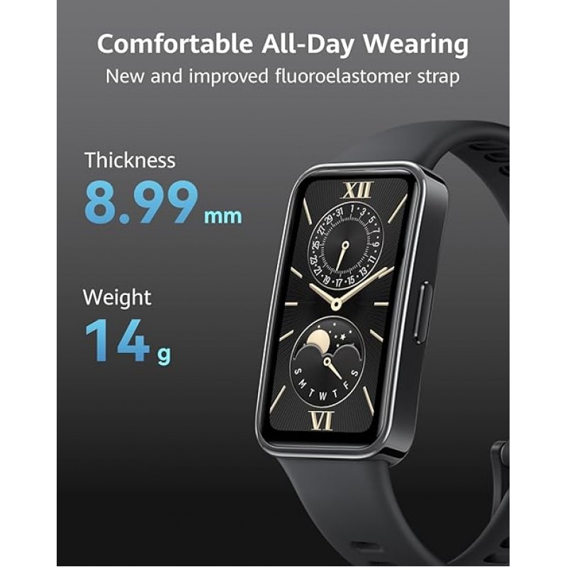 Huawei Band 9, Comfortable All-Day Wearing, Sleep Tracking, Fast Charging, Durable Battery, Intelligent Brightness Adjustments, 100 Different Workout Modes, Compatible with iOS&Android (Pink) Huawei Band 9, Comfortable All-Day Wearing, Sleep Tracking, Fast Charging, Durable Battery, Intelligent Brightness Adjustments, 100 Different Workout Modes, Compatible with iOS&Android (Pink)