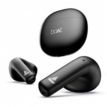 boAt Airdopes Atom 81 Truly Wireless in Ear Ear Buds w/Upto 50H Playtime, Quad Mics ENx Tech, 13MM Drivers,Super Low Latency(50ms), ASAP Charge, BT v5.3