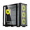 Ant Esports 690 Air Mid- Tower Computer Case / Gaming Cabinet - Black / Grey | Supports E-ATX, ATX, Micro-ATX, Mini-ITX | Pre-Installed 3 x 120mm ARGB