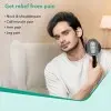AGARO Alpha Rechargeable Handheld Body Massager With Interchangeable 8 Massage Heads 33625 Massager (Black)