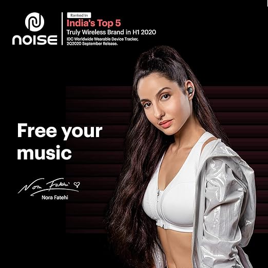 Noise Shots Nuvo True Wireless Earbuds (Bluetooth v5.0) with HD Sound and Fast Charging (Stealth Black) Noise Shots Nuvo True Wireless Earbuds (Bluetooth v5.0) with HD Sound and Fast Charging (Stealth Black)