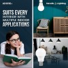 Havells 9w LED Bulb for Home & Office |B22 LED Bulb Base |Cool Day White Light (6500K) |4Kv Surge Protection |High Voltage Protection |Eco Friendly Energy Efficient | Pack of 10 Havells 9w LED Bulb for Home & Office |B22 LED Bulb Base |Cool Day White Light (6500K) |4Kv Surge Protection |High Voltage Protection |Eco Friendly Energy Efficient | Pack of 10