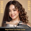 VEGA Ease Curl 19 mm Barrel Hair Curler With Ceramic Coated Plates, (VHCH-01), Beige VEGA Ease Curl 19 mm Barrel Hair Curler With Ceramic Coated Plates, (VHCH-01), Beige