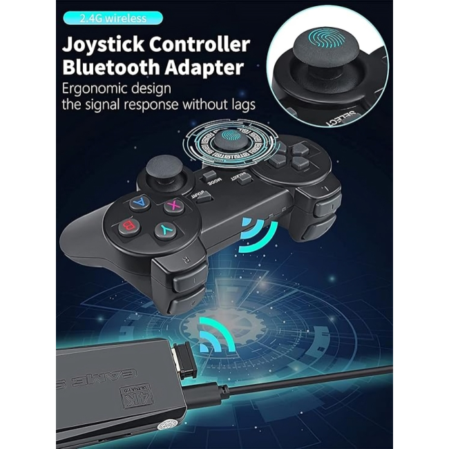 New World TV Video Game Wireless Retro Game Console, Plug and Play Video Game Stick Built in 10000+ Games Wireless Controllers New World TV Video Game Wireless Retro Game Console, Plug and Play Video Game Stick Built in 10000+ Games Wireless Controllers