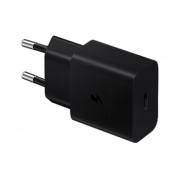 Samsung Original 15W Single Port, Type-C Charger (Cable not Included) Black