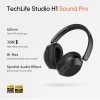realme TechLife Studio H1 Over The Ear Headphone with 70Hours Playtime 360° Spatial Audio, 40mm Drivers, 80ms Superlow Latency, 43 dB Adaptive ANC-Black realme TechLife Studio H1 Over The Ear Headphone with 70Hours Playtime 360° Spatial Audio, 40mm Drivers, 80ms Superlow Latency, 43 dB Adaptive ANC-Black