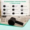 AGARO Alpha Rechargeable Handheld Body Massager With Interchangeable 8 Massage Heads 33625 Massager (Black)