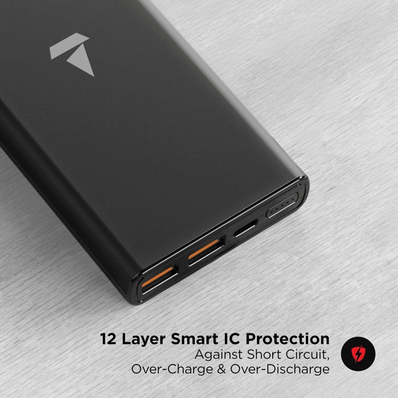 boAt Energyshroom PB500 Wireless Power Bank(Carbon Black) boAt Energyshroom PB500 Wireless Power Bank(Carbon Black)