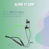 WINGS Sling 100 Neckband Environmental Noise Cancellation ( ENC ) Vibration Alert Bluetooth Headset (Black, In the Ear) WINGS Sling 100 Neckband Environmental Noise Cancellation ( ENC ) Vibration Alert Bluetooth Headset (Black, In the Ear)