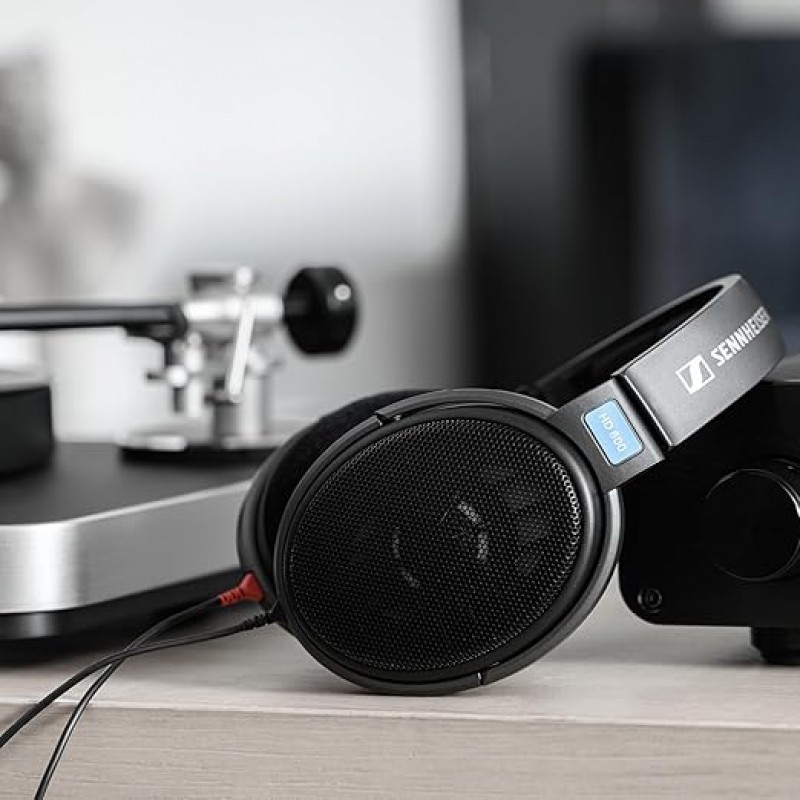 Sennheiser HD 600 Open‑Back Hi-Res Audiophile Headphones,German‑Irish Craftsmanship, Optimised Airflow Control, Wide Frequency Response, Detachable Cable,Rich Bass, Comfort-Fit for Gaming, 2Y Warranty