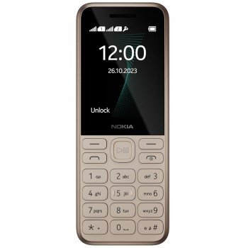 Nokia 130 Music | Built-in Powerful Loud Speaker with Music Player and Wireless FM Radio | Dedicated Music Buttons | Big 2.4 Display | 1 Month Standby Battery Life | Gold
