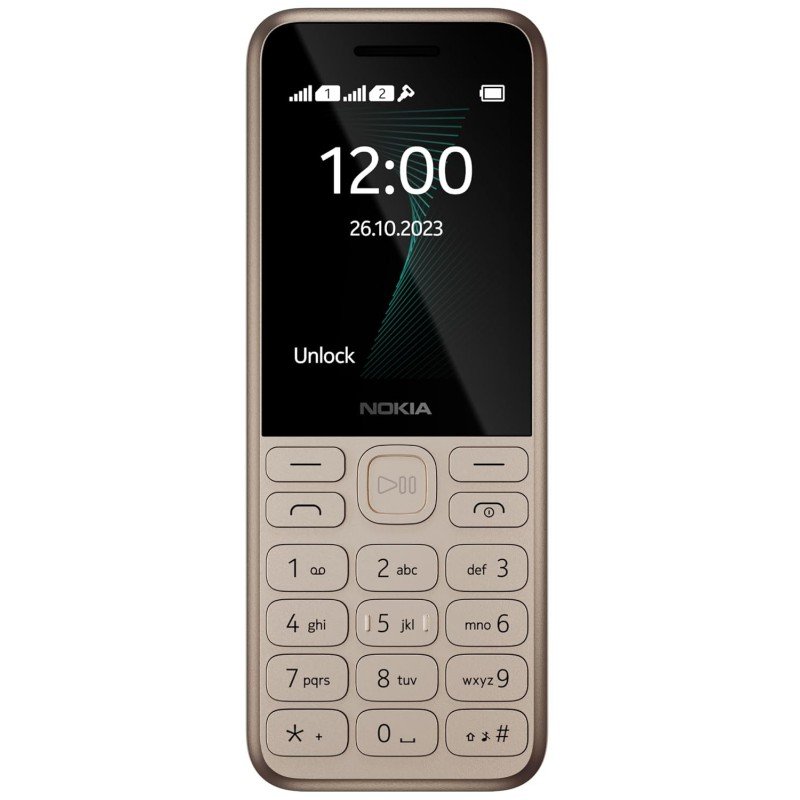 Nokia 130 Music | Built-in Powerful Loud Speaker with Music Player and Wireless FM Radio | Dedicated Music Buttons | Big 2.4 Display | 1 Month Standby Battery Life | Gold Nokia 130 Music | Built-in Powerful Loud Speaker with Music Player and Wireless FM Radio | Dedicated Music Buttons | Big 2.4 Display | 1 Month Standby Battery Life | Gold