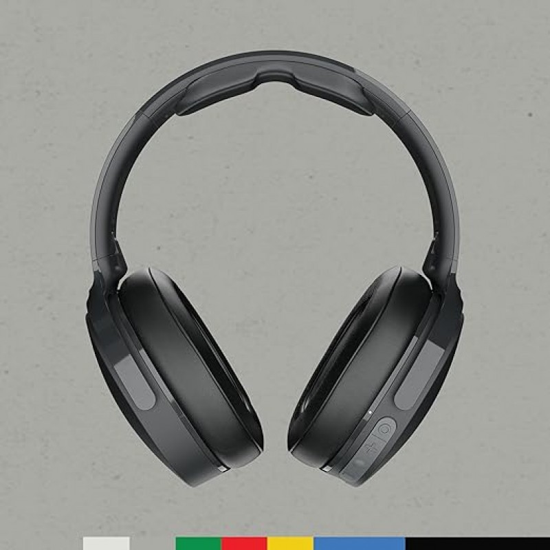 Skullcandy Hesh Evo Over Ear Wireless Headphones, 36 Hr Battery, Microphone, Works with iPhone Android and Bluetooth Devices - True Black Skullcandy Hesh Evo Over Ear Wireless Headphones, 36 Hr Battery, Microphone, Works with iPhone Android and Bluetooth Devices - True Black