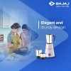 Bajaj Pluto Mixer Grinder, 500W, 3 Jars (White) Bajaj Pluto Mixer Grinder, 500W, 3 Jars (White)
