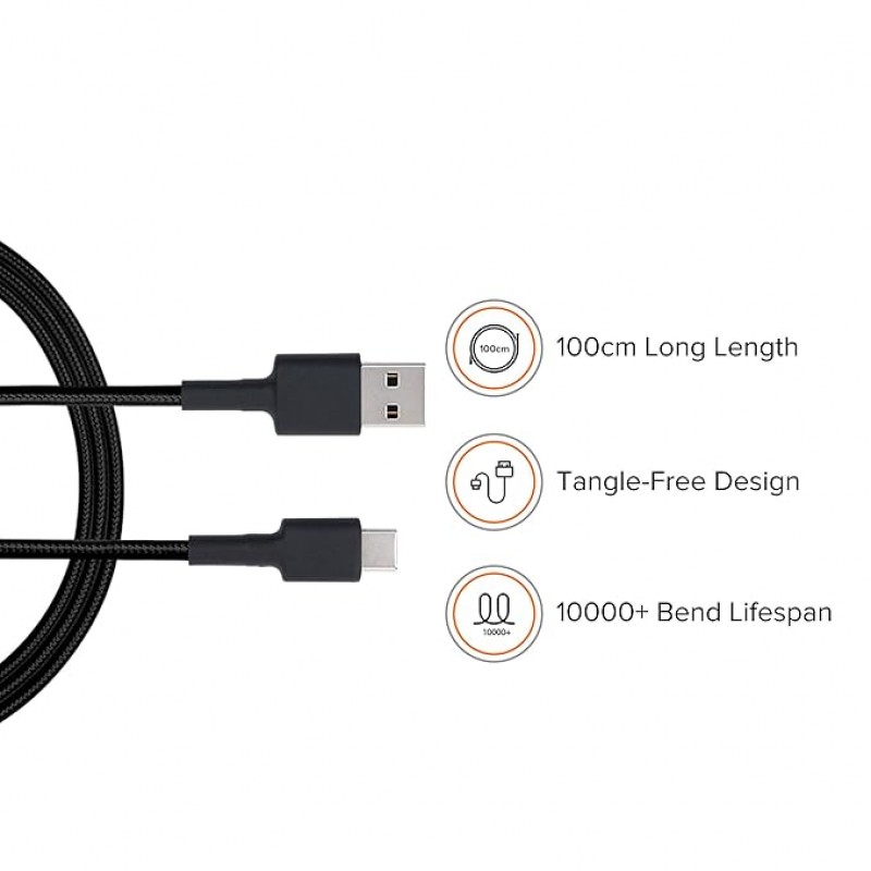Mi Braided USB Type-C Cable (Black) Mi Braided USB Type-C Cable (Black)