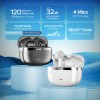 boAt Nirvana Ion ANC, Active Noise Cancellation(~32dB), 120Hrs Battery, App Support, Crystal Bionic Sound, 4Mics ENx, v5.3 Bluetooth Earbuds, TWS Ear Buds Wireless Earphones with mic