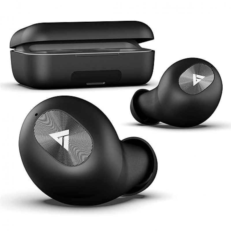 Boult Audio AirBass PowerBuds True Wireless Bluetooth Earbuds with 155 Hours Total Playtime