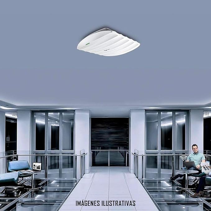 TP-Link Omada AC1350 Wireless Ceiling Mount Access Point Seamless Roaming,1200 Mbps,Dual_Band, Gigabit, MU-Mimo, Beamforming, Poe Powered, Free PoE Injector, (EAP225)
