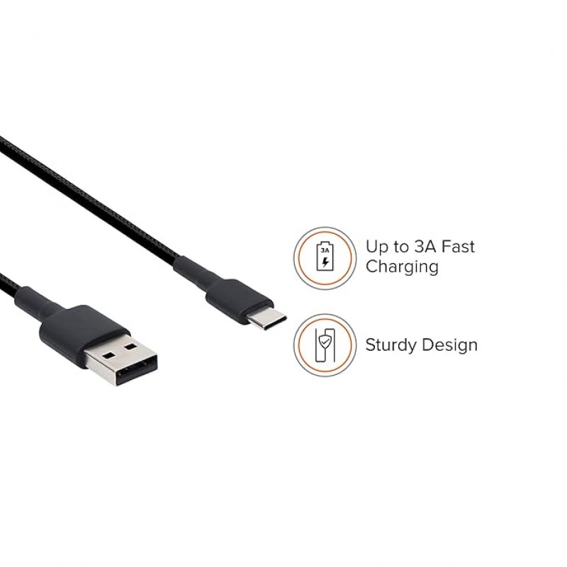 Mi Braided USB Type-C Cable (Black) Mi Braided USB Type-C Cable (Black)
