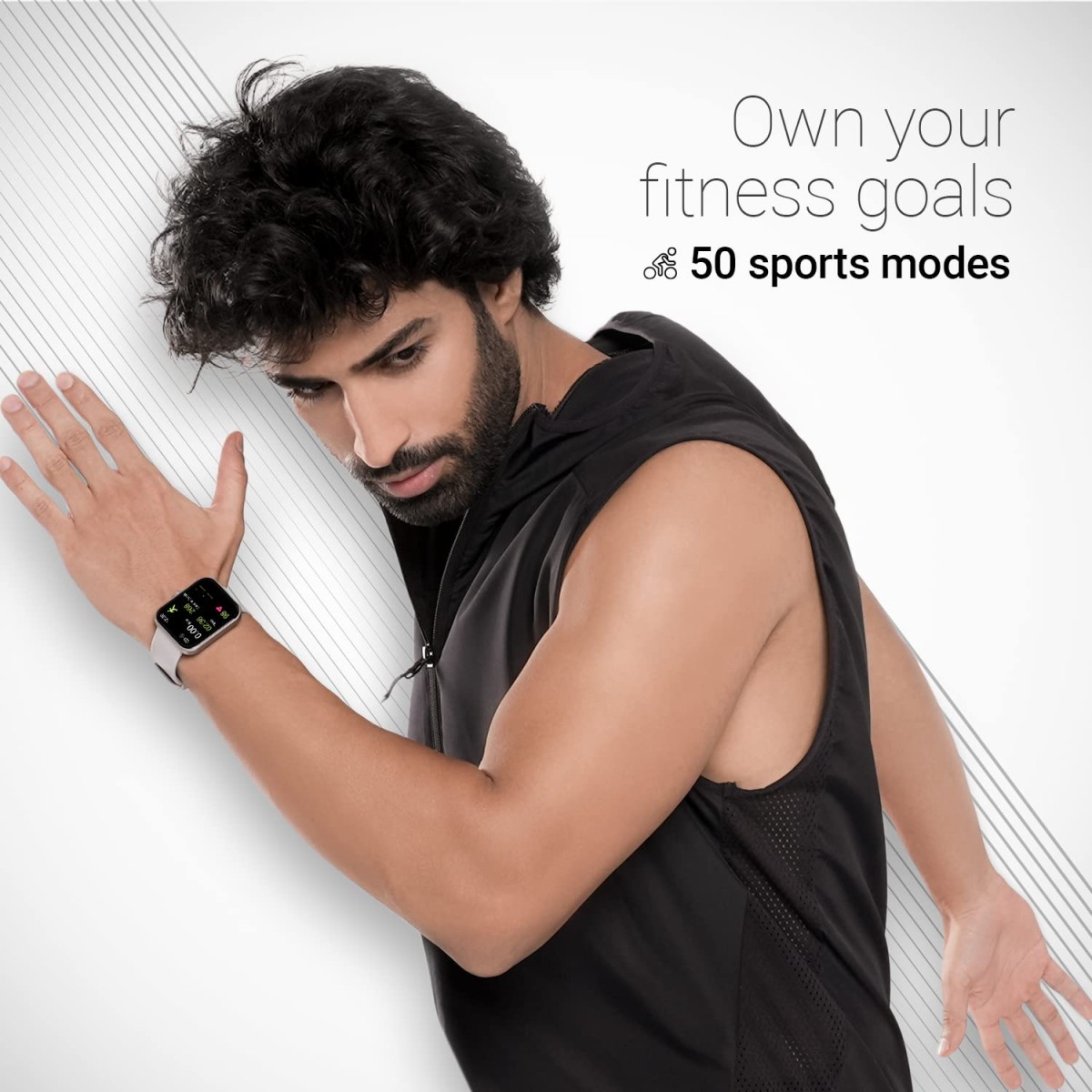 Noise ColorFit Pulse 2: 1.8" Biggest Display Smart Watch, 550 NITS Brightness, Sleek Metallic Body, HR, Sleep & Spo2 Monitoring