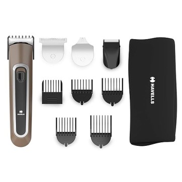 Havells GS6451 - Fast Charge 4-in-1 Grooming Kit for Beard & Hair Trimming (Brown) Havells GS6451 - Fast Charge 4-in-1 Grooming Kit for Beard & Hair Trimming (Brown)