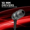 Boat BassHeads 225 in-Ear Super Extra Bass Headphones (Black) Boat BassHeads 225 in-Ear Super Extra Bass Headphones (Black)