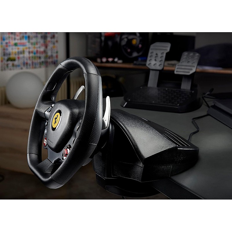 ThrustMaster T80 Ferrari 488 GTB Edition Racing Wheel for PS5 / PS4 / PC - Officially Licensed by Ferrari