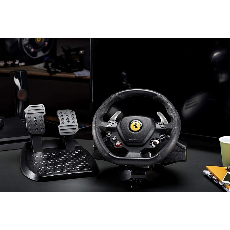 ThrustMaster T80 Ferrari 488 GTB Edition Racing Wheel for PS5 / PS4 / PC - Officially Licensed by Ferrari