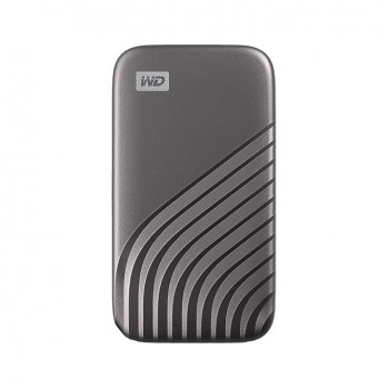 Western Digital 2TB My Passport Portable SSD, 1050MB/s R, 1000MB/s W, Upto 2 Meter Drop Protection, HW Encryption, Type-C Cable & Type-A Adaptor, for PC&Mac, Space Grey, 5Y Warranty, External SSD