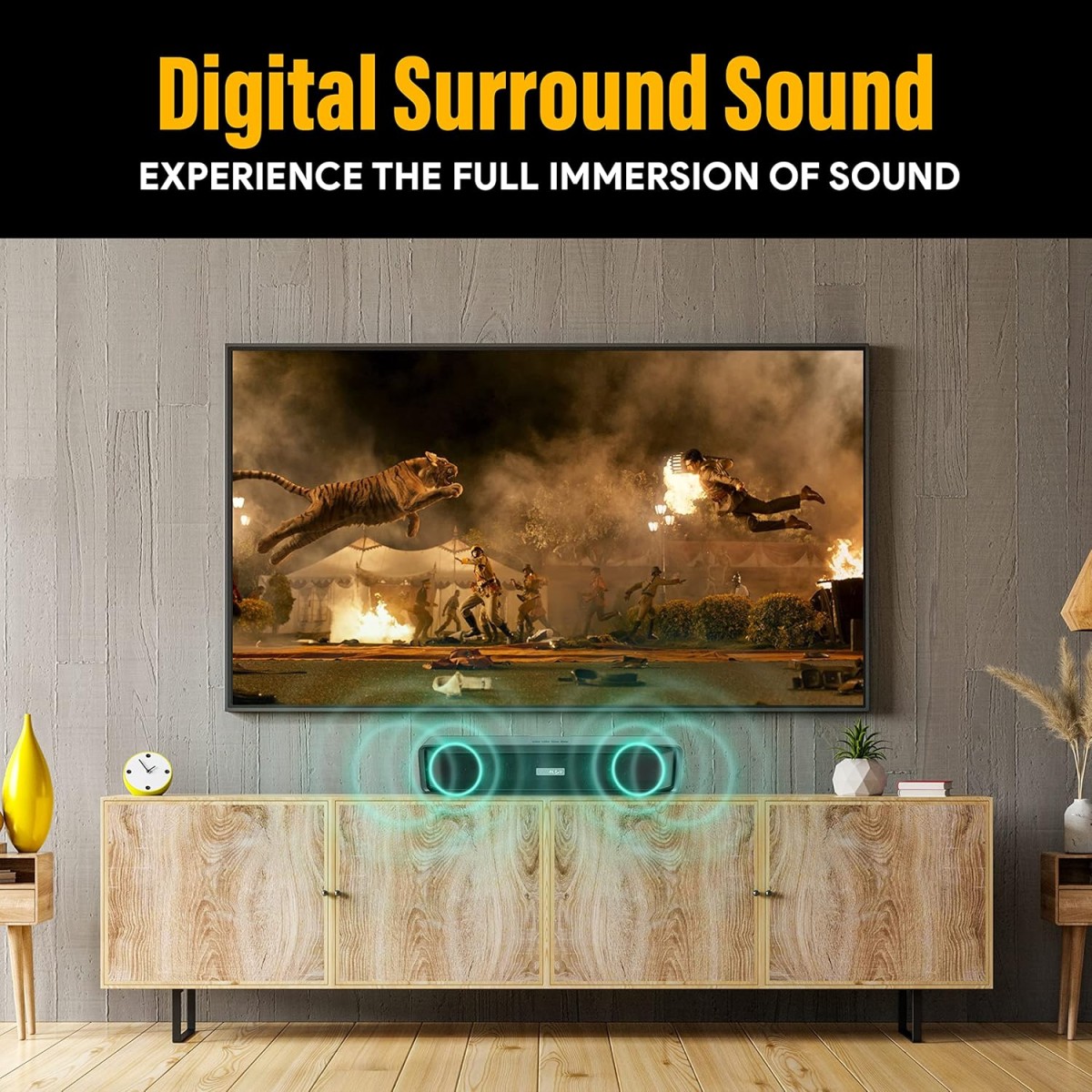 INSTAPLAY STAGE100PRO Bluetooth Soundbar Speaker BLACK