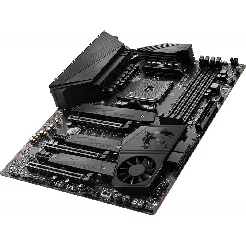 MSI MPG X570 Gaming PRO Carbon WiFi ATX Gaming AM4Socket ATX AMD X470 Chipset DDR4 Motherboard for Desktop, Workstation MSI MPG X570 Gaming PRO Carbon WiFi ATX Gaming AM4Socket ATX AMD X470 Chipset DDR4 Motherboard for Desktop, Workstation