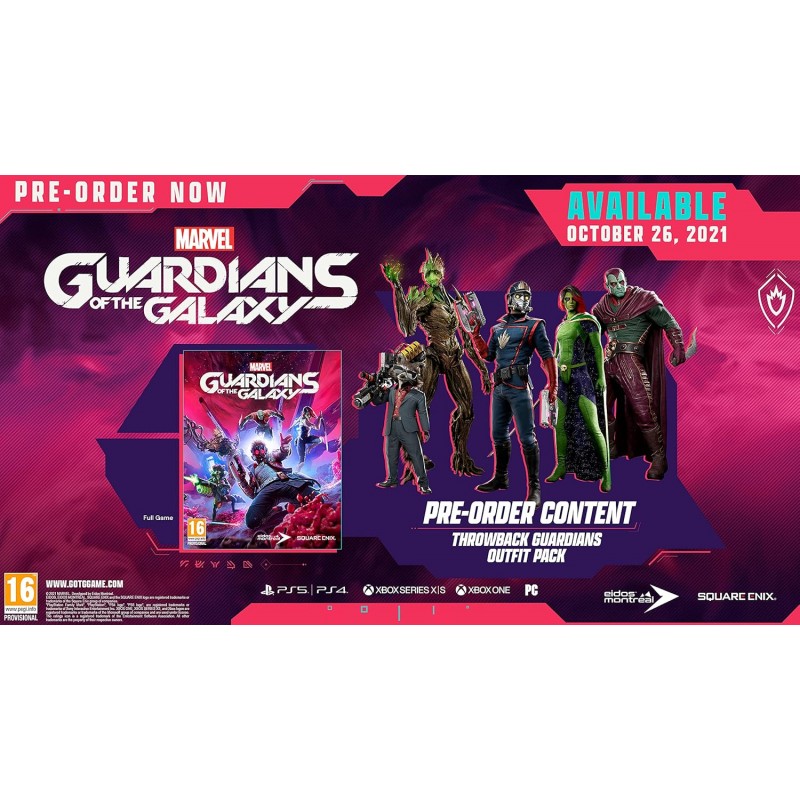 Square Enix PS5 Marvel's Guardians of the Galaxy Square Enix PS5 Marvel's Guardians of the Galaxy