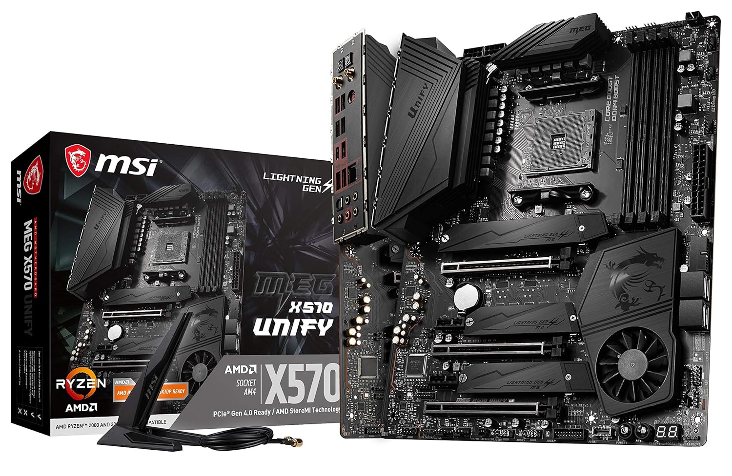 MSI MPG X570 Gaming PRO Carbon WiFi ATX Gaming AM4Socket ATX AMD