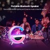AASHRO MALL Atmosphere Night Light Wireless Phone Charger Bluetooth Speaker Alarm Clock All In One Led Table Lamp For Bedroom, Living Room, Office, Ideal Gift Choice, 15 Watts AASHRO MALL Atmosphere Night Light Wireless Phone Charger Bluetooth Speaker Alarm Clock All In One Led Table Lamp For Bedroom, Living Room, Office, Ideal Gift Choice, 15 Watts