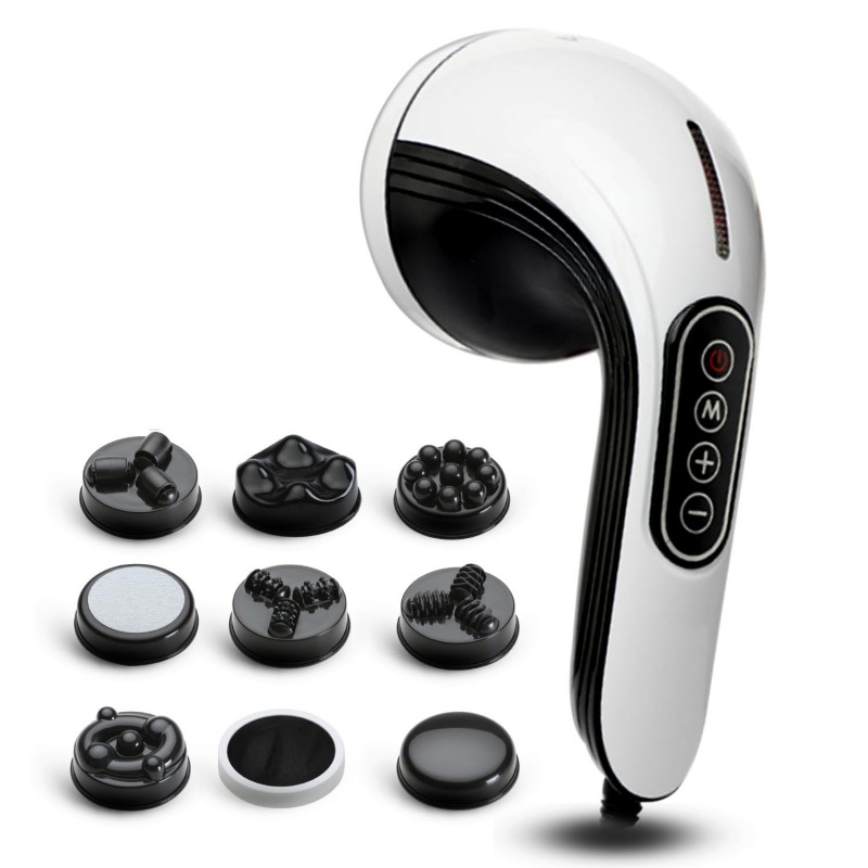 AGARO MARVEL Electric Handheld Full Body Massager with 8 Massage Heads, 5 Mode & 6 Speed Settings (White), Back, Leg & Foot. AGARO MARVEL Electric Handheld Full Body Massager with 8 Massage Heads, 5 Mode & 6 Speed Settings (White), Back, Leg & Foot.