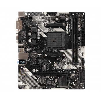 ASRock Amd Ryzen Am4 Compatible With A320 Chip Microatx Motherboard A320M-Hdv R4.0, ddr_4