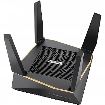 Asus RT-AX92U AX6100 Triband Wifi6 Gaming Router 802.11ax (Black), Gear Accelerator