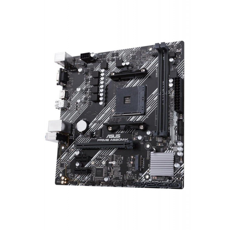 ASUS Prime A520M-K (AMD AM4 DDR4 Socket for AMD Ryzen 5000/5000 G/ 4000 G/ 3000) Micro ATX Motherboard with M.2 Support 1Gb Ethernet HDMI/D-Sub SATA 6Gbps and USB 3.2 Gen 1 Type-A ASUS Prime A520M-K (AMD AM4 DDR4 Socket for AMD Ryzen 5000/5000 G/ 4000 G/ 3000) Micro ATX Motherboard with M.2 Support 1Gb Ethernet HDMI/D-Sub SATA 6Gbps and USB 3.2 Gen 1 Type-A