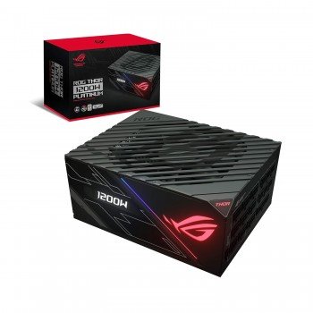 ASUS ROG Thor 1200 Certified 1200W Fully-Modular RGB Power Supply with LiveDash OLED Panel, 80 Plus Platinum (ROG-THOR-1200P)