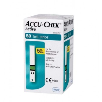 Accu-Chek Active Strips, Pack of 50 (Multicolor)