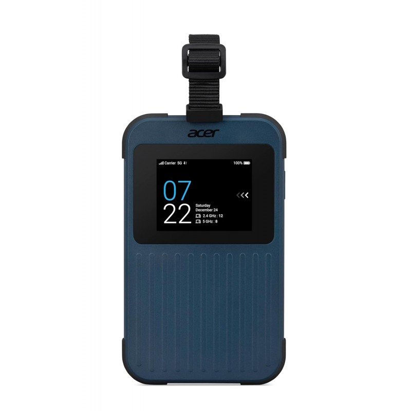 Acer Connect Enduro M3 Wifi 5G Router I 2.4-inch Touchscreen I Ruggedized Design MIL-STD-810H I 2 x 2 MIMO Connectivity I 6500mAh Battery I IP54 Certified, vSIM & Physical SIM support I USB 3.0 Type C Acer Connect Enduro M3 Wifi 5G Router I 2.4-inch Touchscreen I Ruggedized Design MIL-STD-810H I 2 x 2 MIMO Connectivity I 6500mAh Battery I IP54 Certified, vSIM & Physical SIM support I USB 3.0 Type C