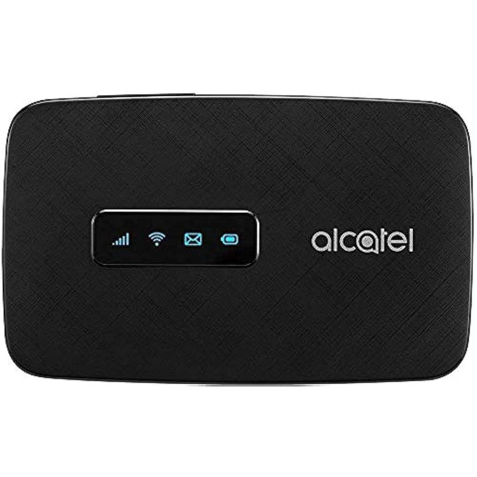 Alcatel LINKZONE Mobile 4G LTE WiFi Hotspot (US + Global 4G LTE) w/iOS & Android App, GSM Unlocked Upto 150mbps, Up to 15 Users MW41NF-2AOFUS2 (AT&T, T-Mobile, Metro, Cricket)