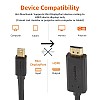 AmazonBasic Mini DisplayPort to HDMI Cable - 3 Feet