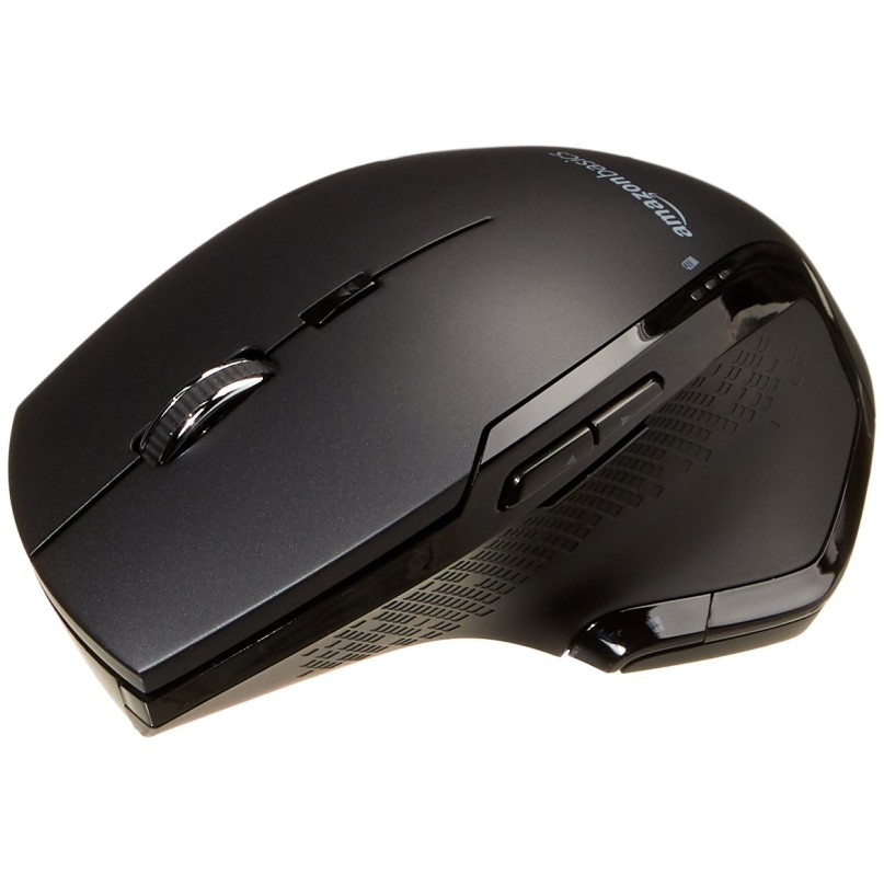 Full-Size Ergonomic Wireless Mouse with Fast Scrolling