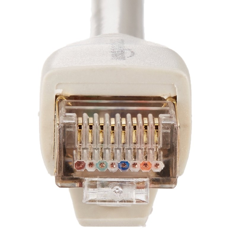 HL-007289 RJ45 Cat7 Network Ethernet Patch/LAN Cable - 15 Feet (White)- HL-007289 RJ45 Cat7 Network Ethernet Patch/LAN Cable - 15 Feet (White)-